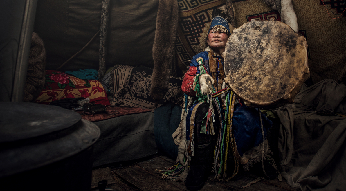 Szaman. Mongolia