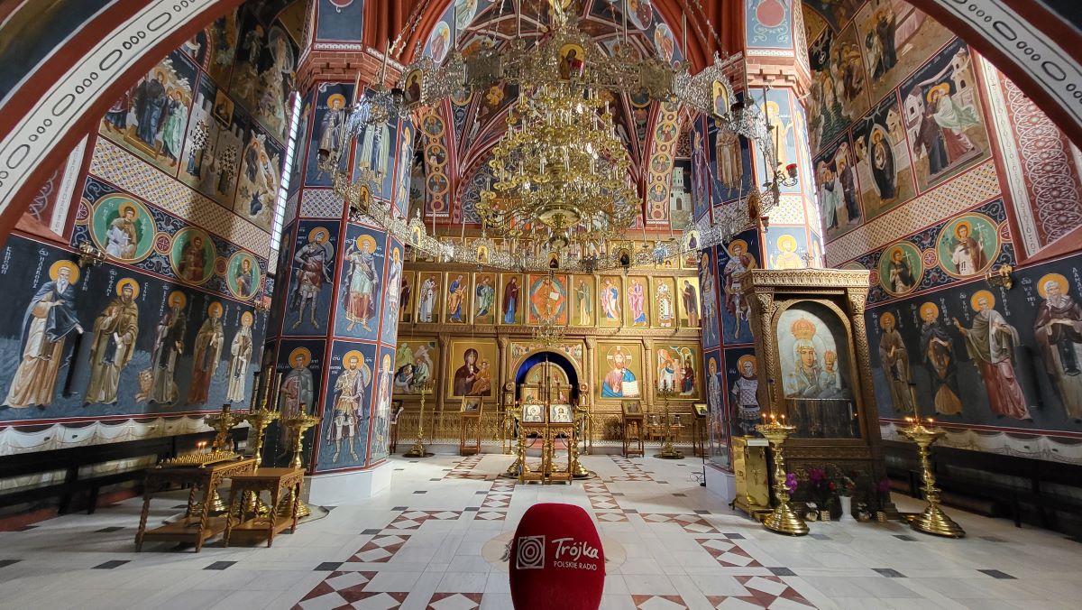 W trakcie podróży po Supraślu Paweł Turski poszukiwał wielkanocnych akcentów m.in. w Muzeum Ikon i tamtejszym monasterze